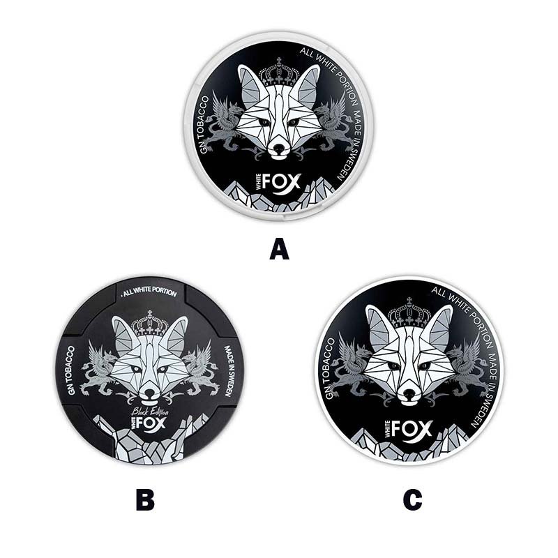 White Fox Black Edition 22.5MG Nicotine Pouches
