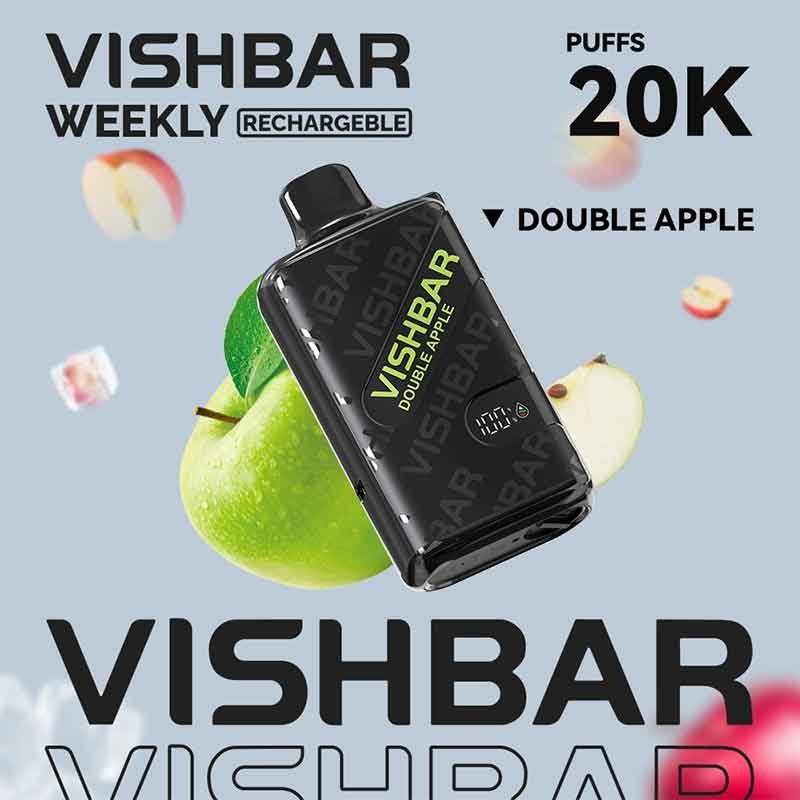 VISHBAR Weekly Double Apple Disposable Vape