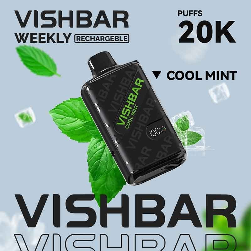 VISHBAR Weekly Cool Mint Vape – Disposable