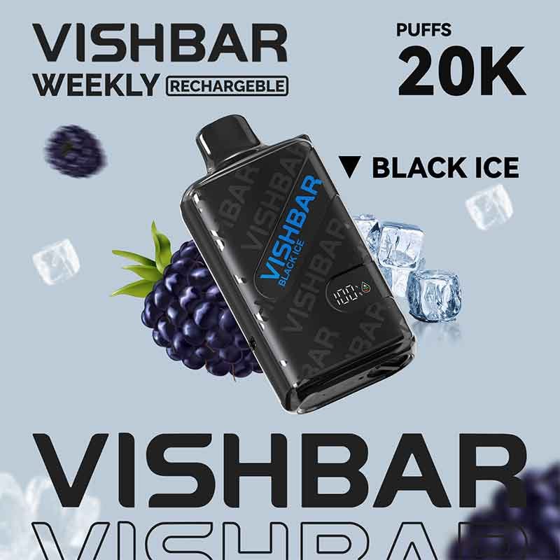 VISHBAR Weekly Black Ice Vape – Disposable