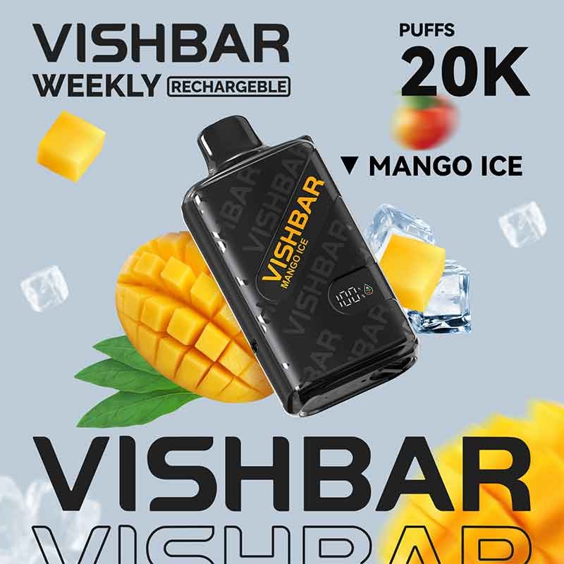 VISHBAR Weekly Mango Ice Vape – Disposable
