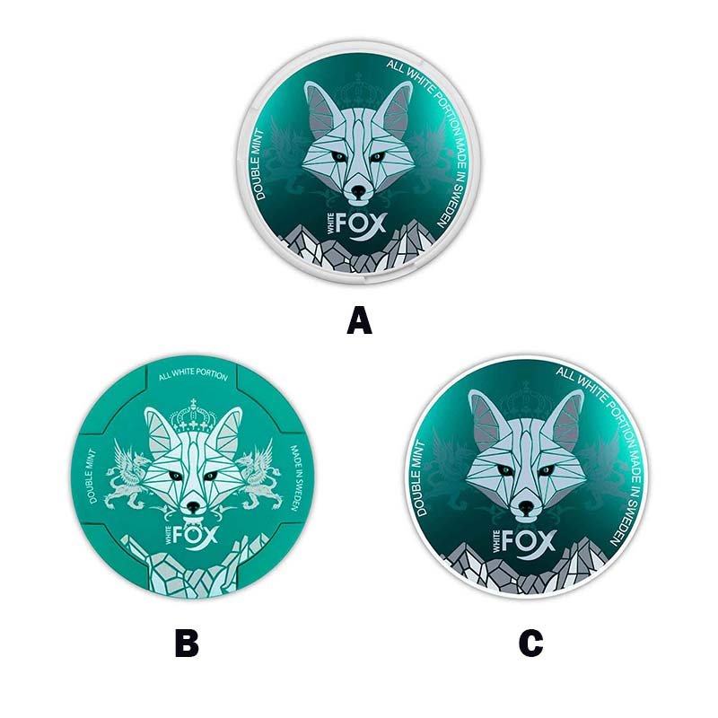White Fox Double Mint 12MG Nicotine Pouches