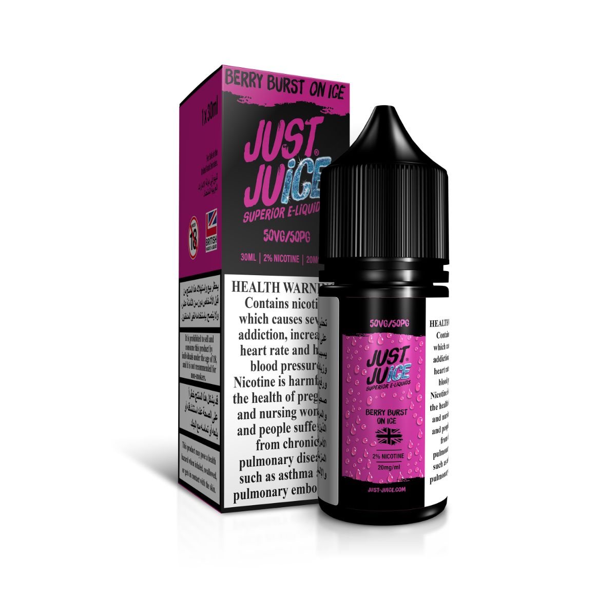 Just Juice Berry Burst On Ice E-Liquid 30ml