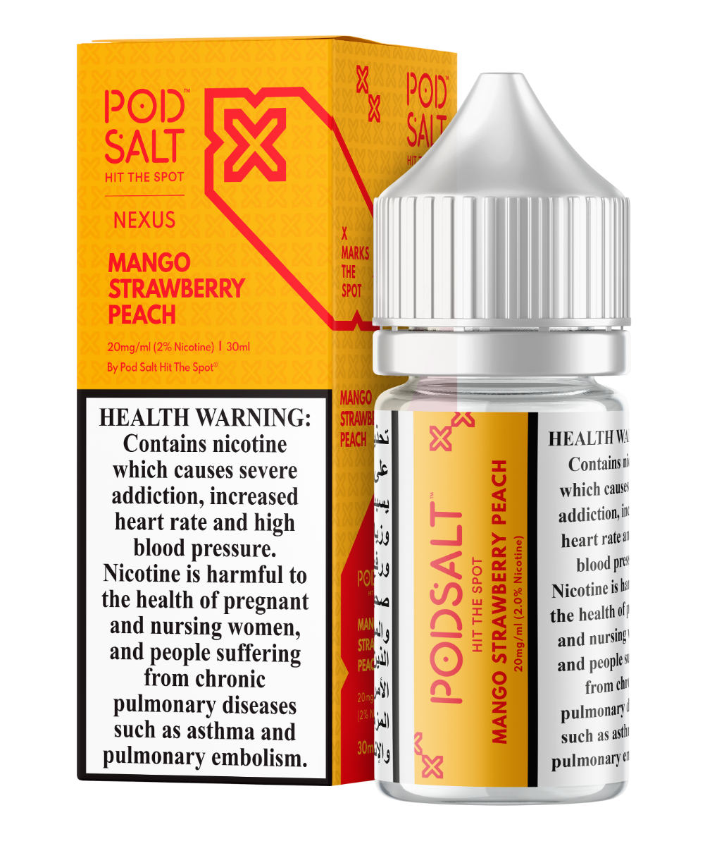 PodSalt Nexus Mango Strawberry Peach 30ml