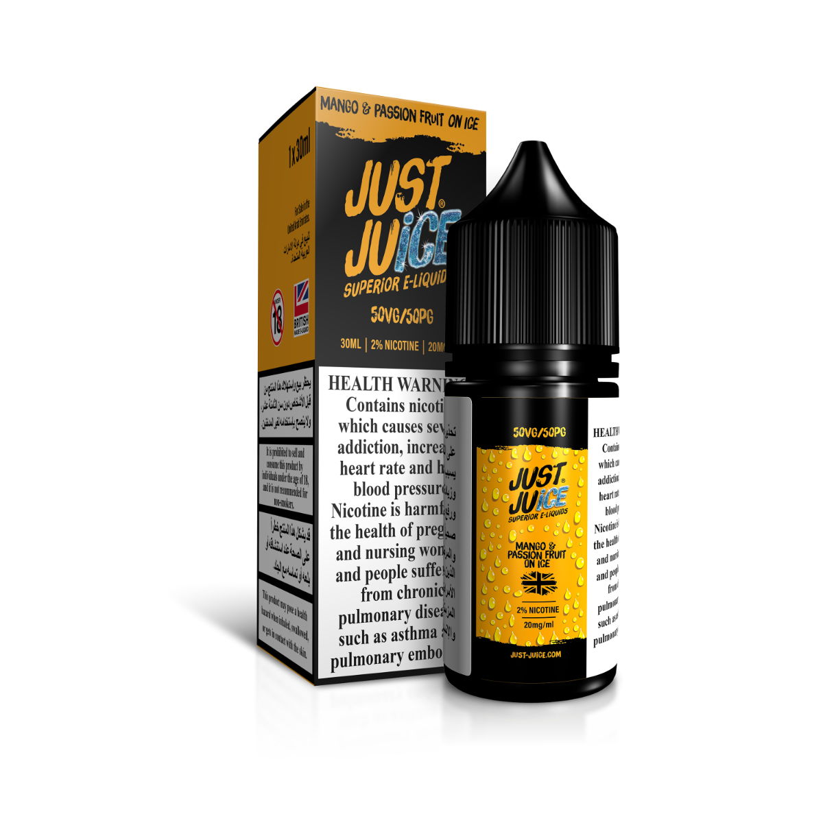 Just Juice Mango & Passion Fruit On Ice E-Liquid