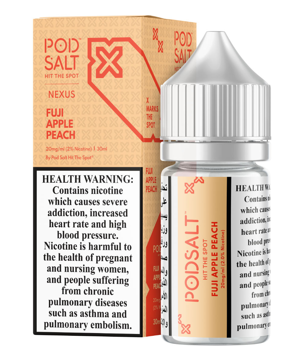 Pod Salt Nexus Fuji Apple Peach E-Liquid