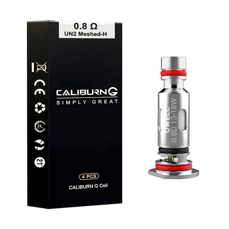 Uwell-Caliburn G Coil 0.8Ω (4 pcs)