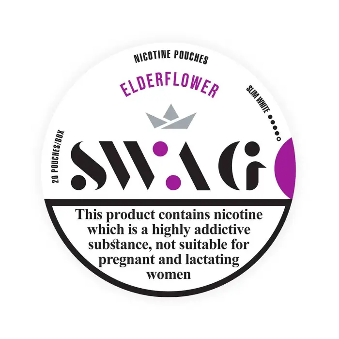 Swag Slim Elderflower 20 x 20mg/Pouch