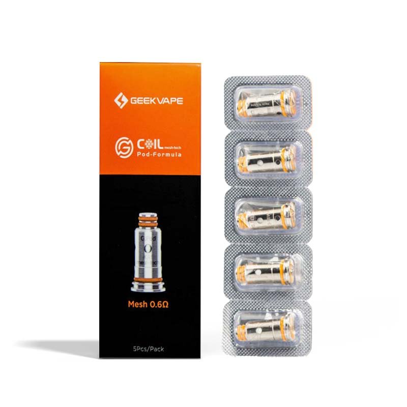 GeekVape G Coil Pod Formula 0.6Ω Mesh Coils (5-Pack)