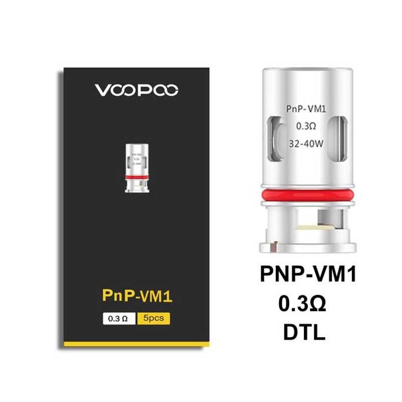 Voopoo PnP-VM1 0.3Ω Coil (5pcs)