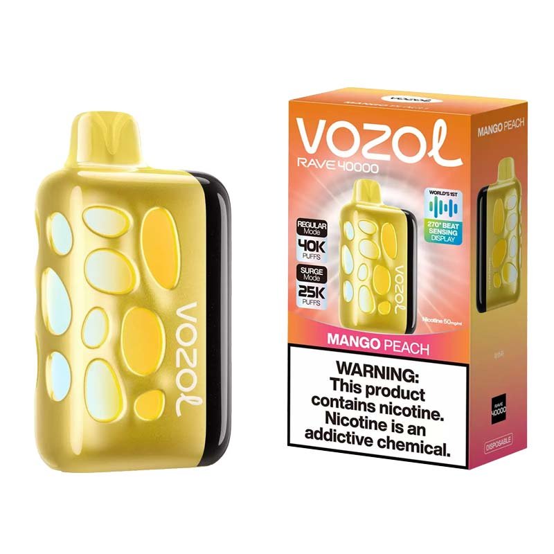 Vozol Rave 40000 Mango Peach Disposable Vape