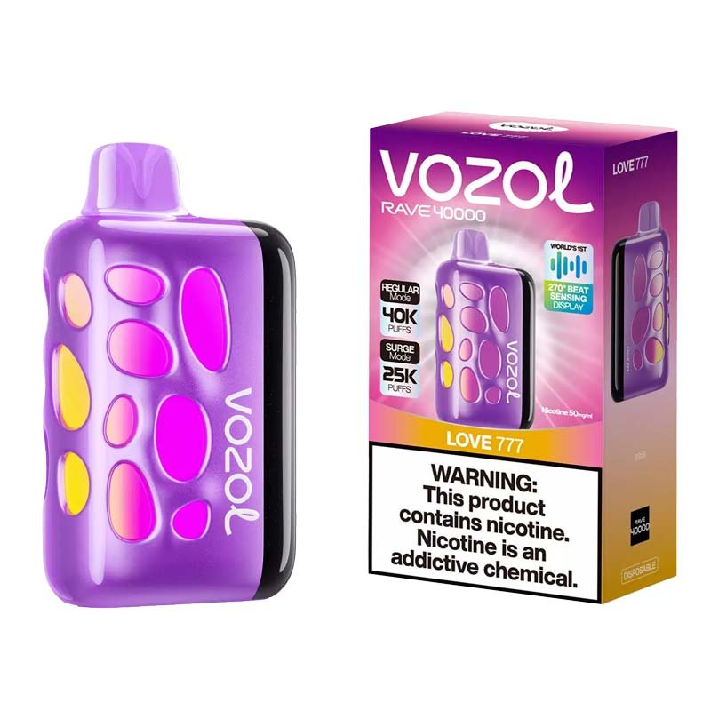 Vozol Rave 40000 Love T77 Disposable Vape
