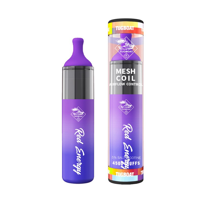 Tugboat Red Energy disposable vape, available at Vape Snus Dubai