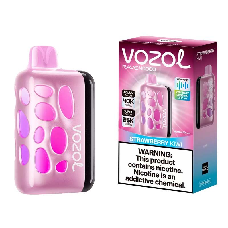 Vozol Rave 40000 Strawberry Kiwi Disposable Vape