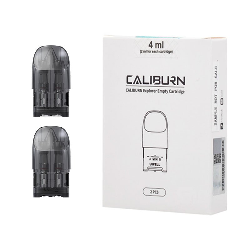 Uwell-Caliburn-Explorer-Cartridge-4ML-Pack(2 PCS)