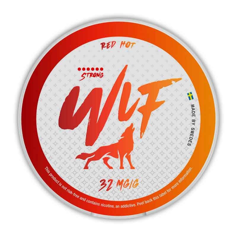 Click to enlarge Wlf Red Hot 32MG Nicotine Pouches