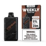 VISHBAR Weekly Cola Ice Vape with classic cola flavour and a crisp icy finish, from Vape Snus Dubai