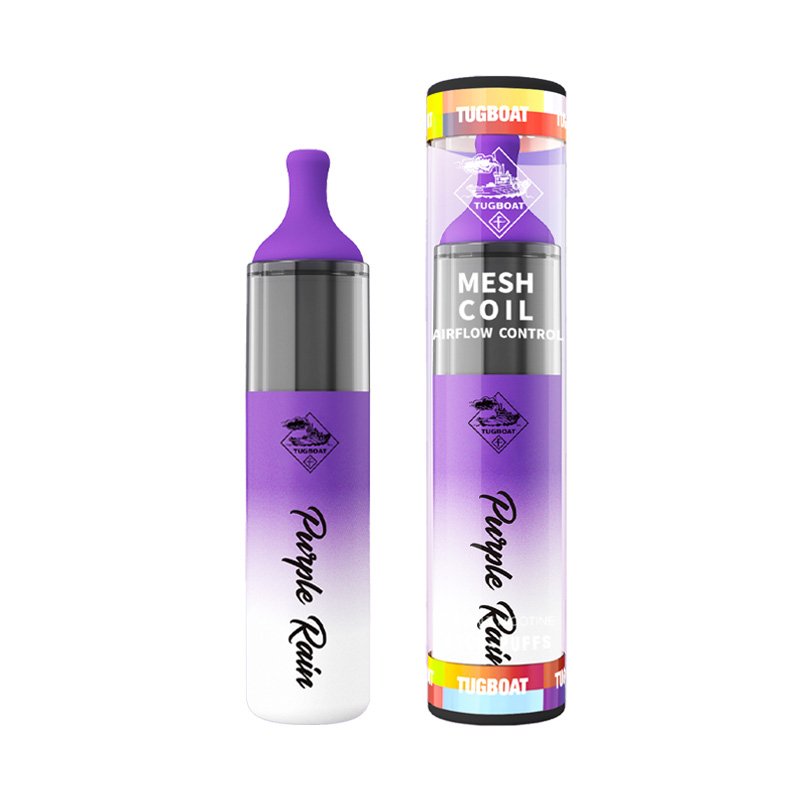 Tugboat Purple Rain Disposable Vape, available at Vape Snus Dubai