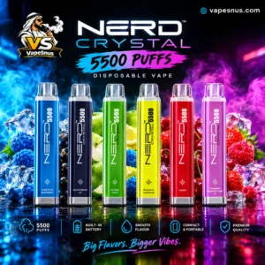 NERD Crystal Disposable vape 5500 Puffs in Dubai, UAE