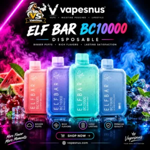 ELFBAR BC10000 Puffs 2%-20mg Nicotine Disposable Vape in Dubai